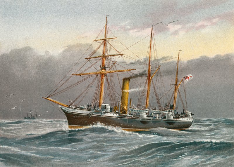 HMS Nymphe von William Frederick Mitchell