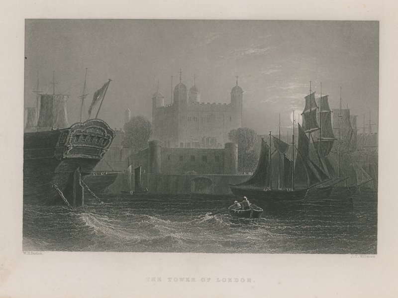 Der Tower von London von William H. Bartlett