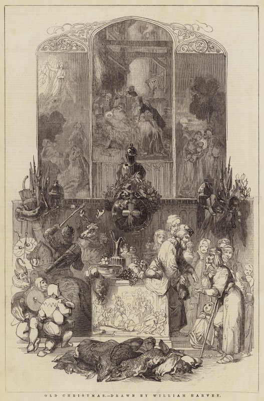 Altes Weihnachten von William Harvey