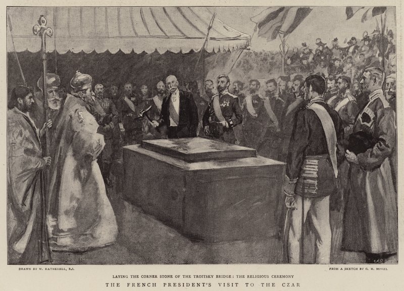 Der Besuch des französischen Präsidenten beim Zaren von William Hatherell