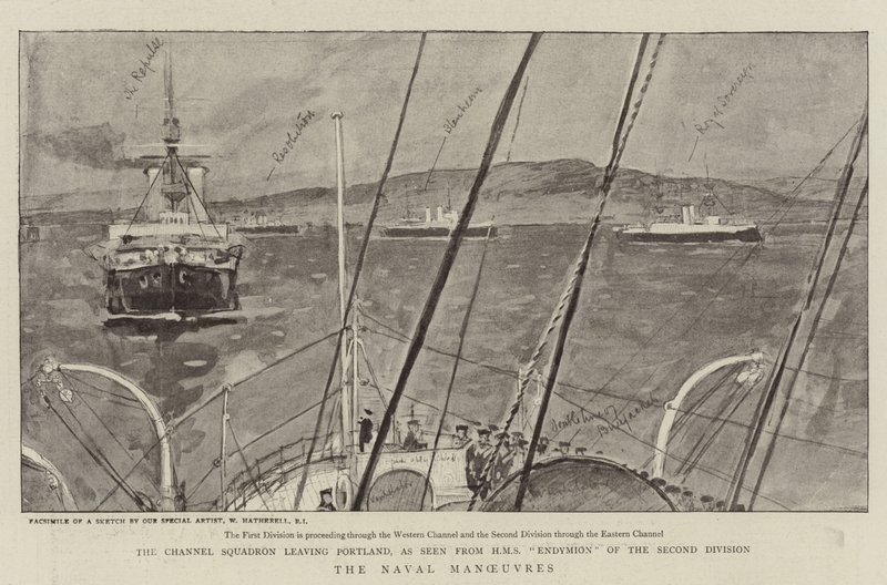 Die Marine-Manöver von William Hatherell