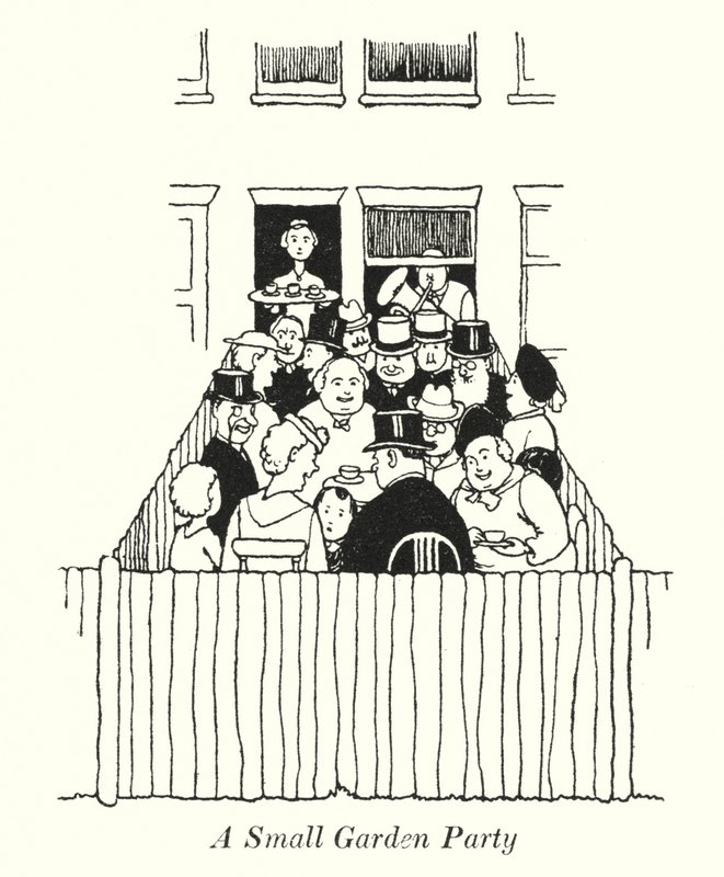 Eine kleine Gartenparty von William Heath Robinson