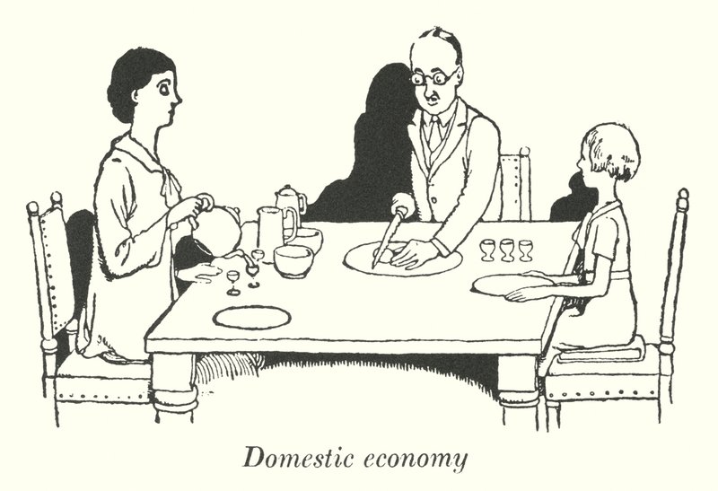 Haushaltsökonomie von William Heath Robinson