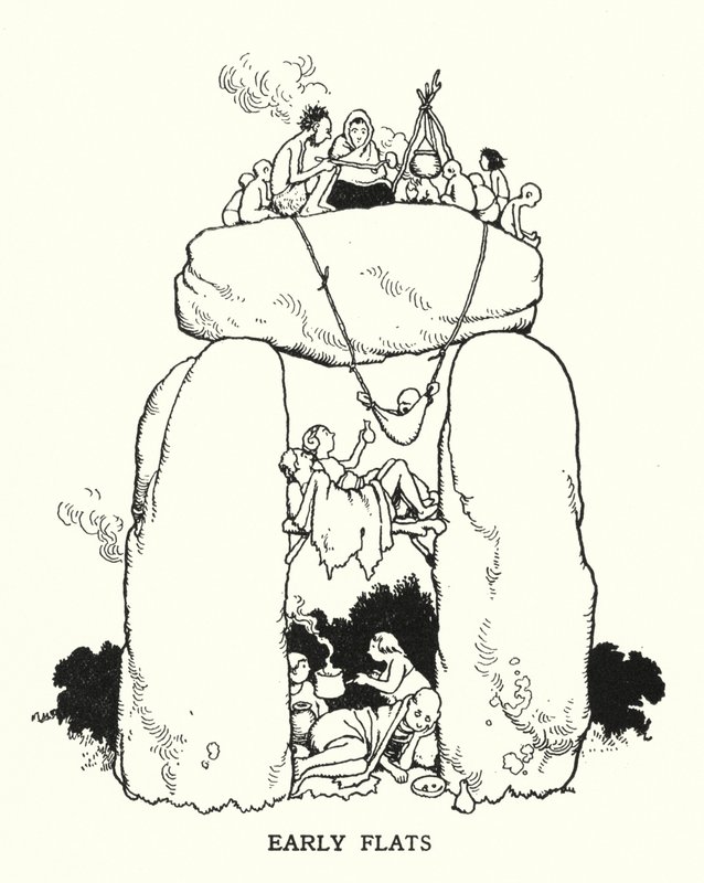 Frühe Wohnungen von William Heath Robinson
