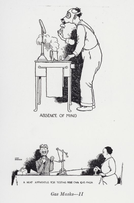 Gasmasken - II von William Heath Robinson
