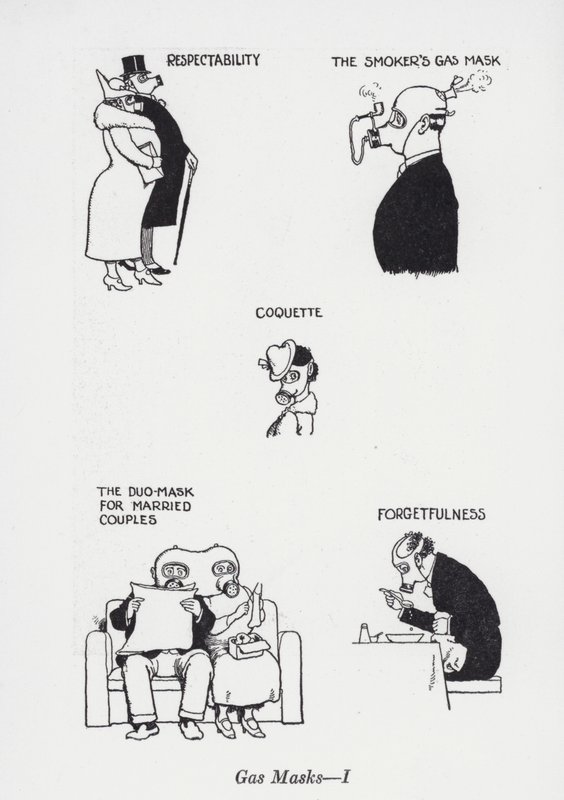 Gasmasken - I von William Heath Robinson