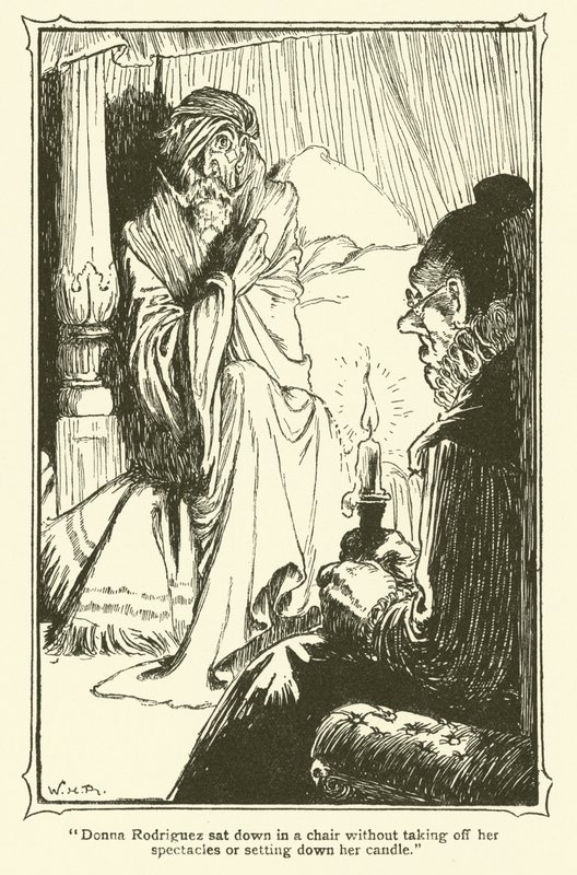 Illustration für Don Quijote von William Heath Robinson