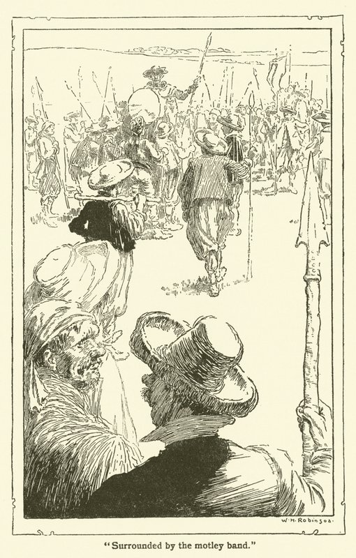 Illustration für Don Quijote von William Heath Robinson