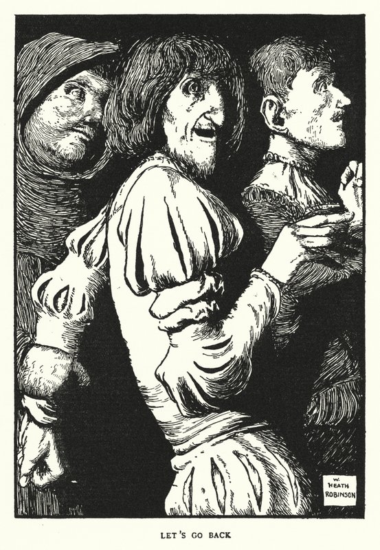 Lass uns zurückgehen von William Heath Robinson