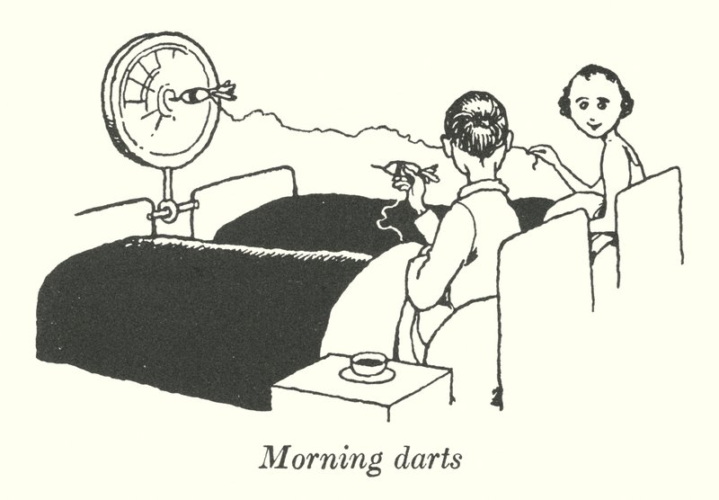 Morgendarts von William Heath Robinson