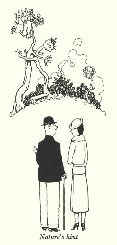 Naturhinweis von William Heath Robinson