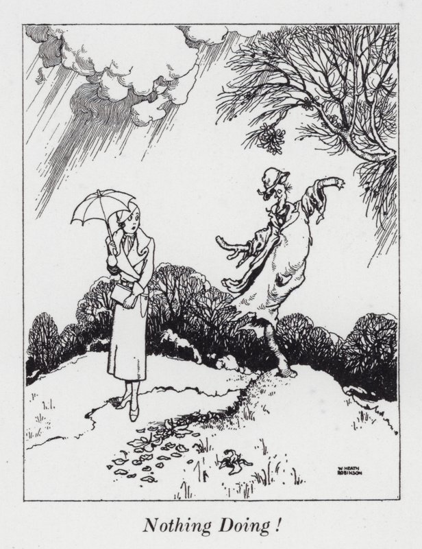 Nichts zu tun! (Litho) von William Heath Robinson