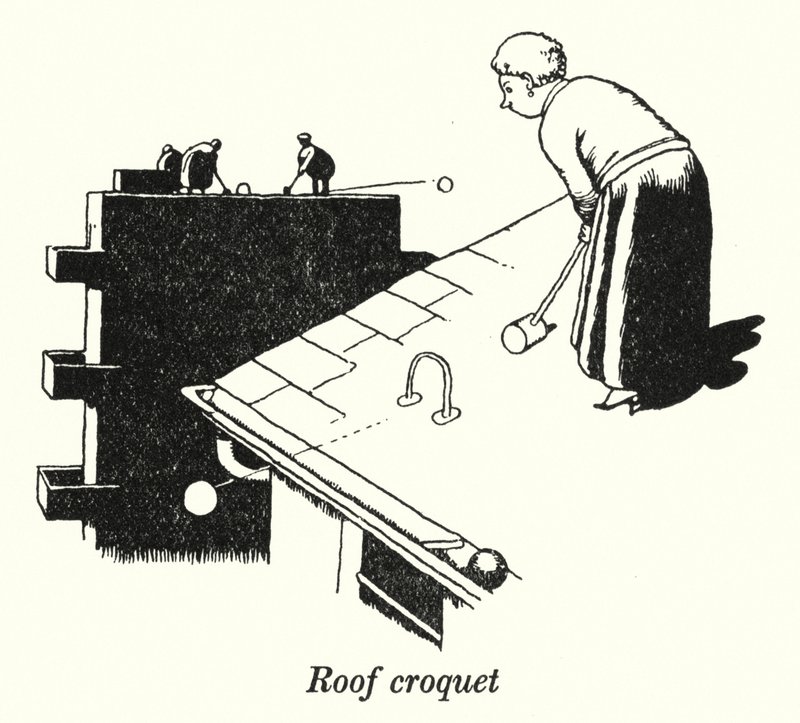 Dachkrocket von William Heath Robinson