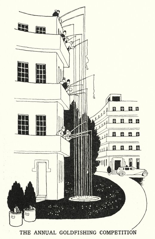 Der jährliche Goldfischwettbewerb von William Heath Robinson