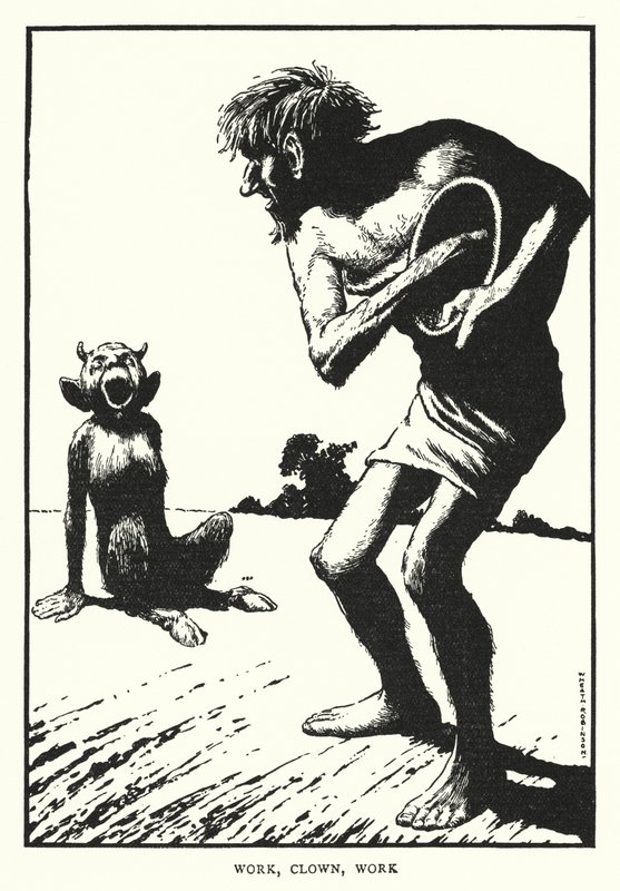 Arbeite, Clown, arbeite von William Heath Robinson
