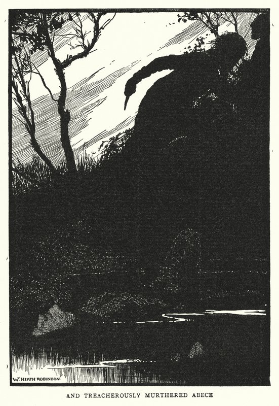 Und verräterisch Abece ermordet von William Heath Robinson
