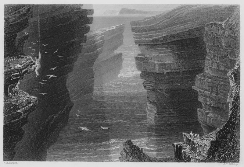 Bucht in Malbay von William Henry (after) Bartlett