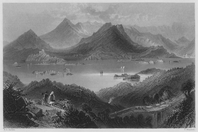Glengariff von William Henry (after) Bartlett