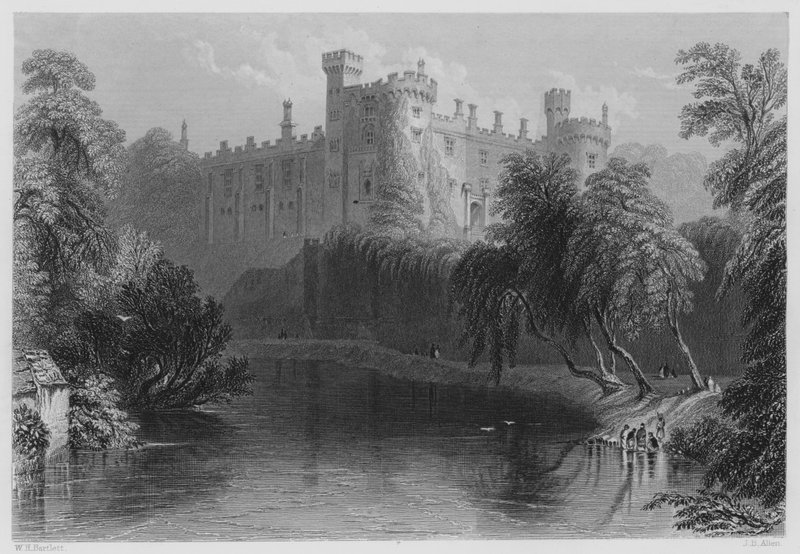 Kilkenny Castle von William Henry (after) Bartlett