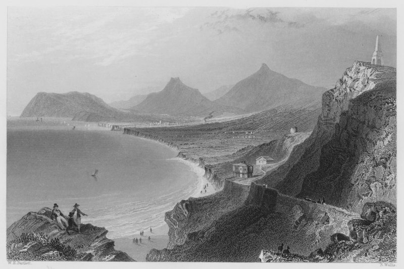 Killiney Bay, County Dublin von William Henry (after) Bartlett
