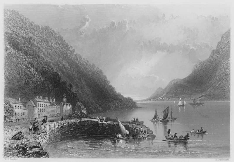 Ross-Trevor Pier von William Henry (after) Bartlett