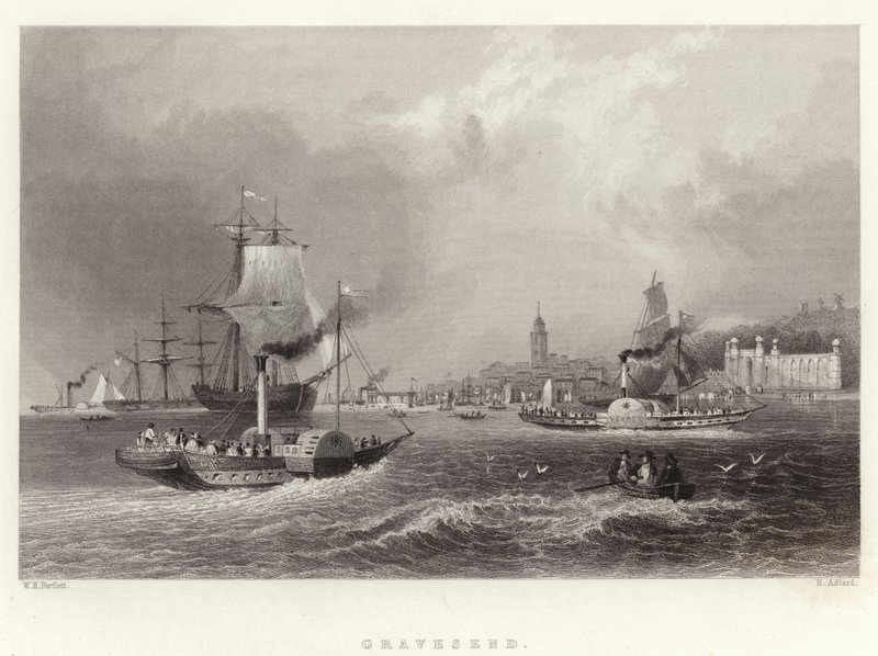 Gravesend von William Henry Bartlett
