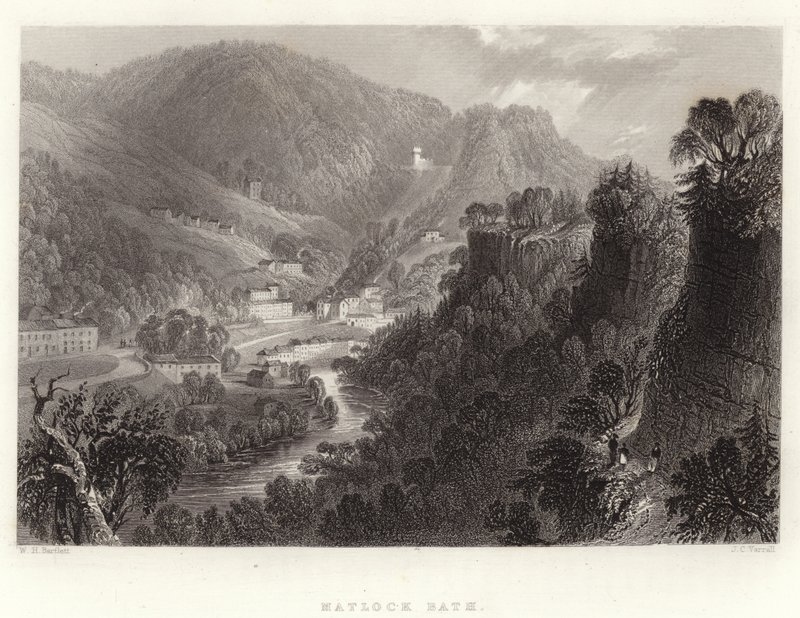 Matlock Bath von William Henry Bartlett