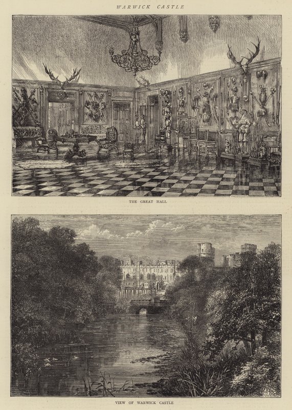 Warwick Castle von William Henry James Boot