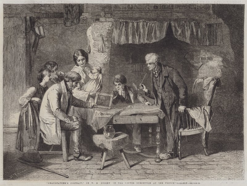 Großvaters Porträt von William Henry Knight
