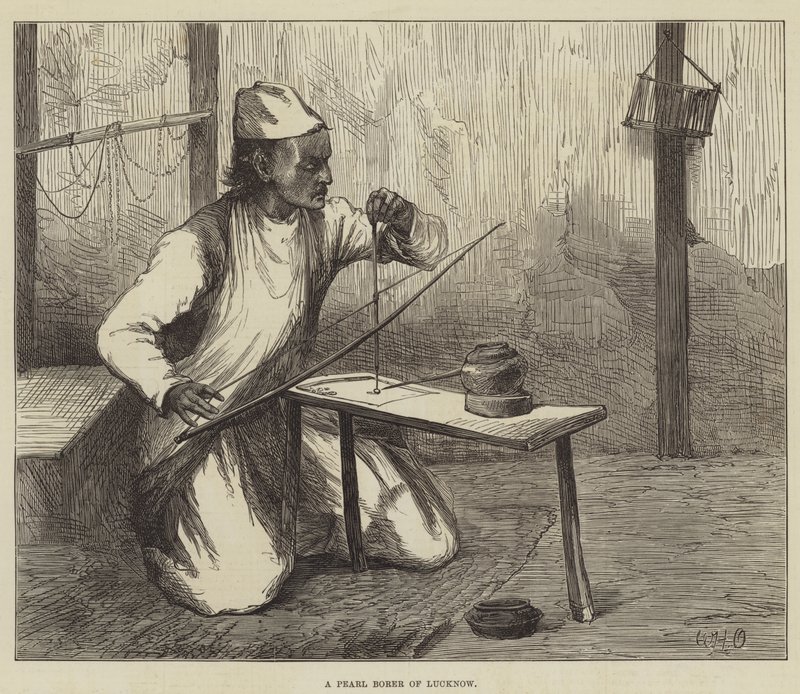 Ein Perlenbohrer von Lucknow von William Heysham Overend