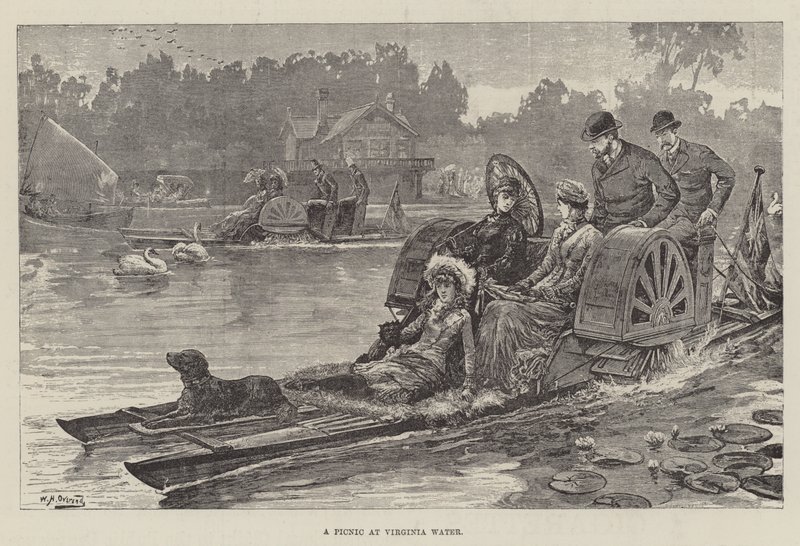 Ein Picknick am Virginia Water von William Heysham Overend