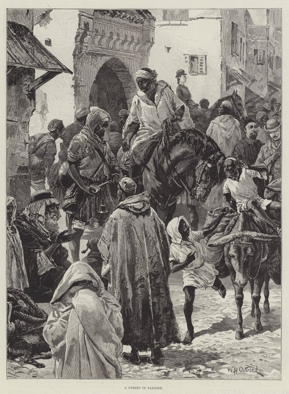 Eine Straße in Tanger von William Heysham Overend