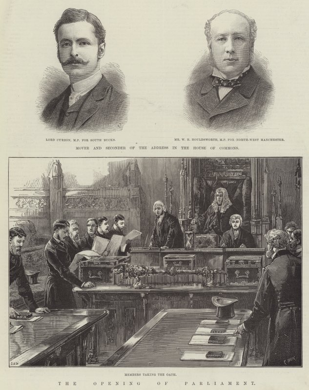 Die Eröffnung des Parlaments von William Heysham Overend