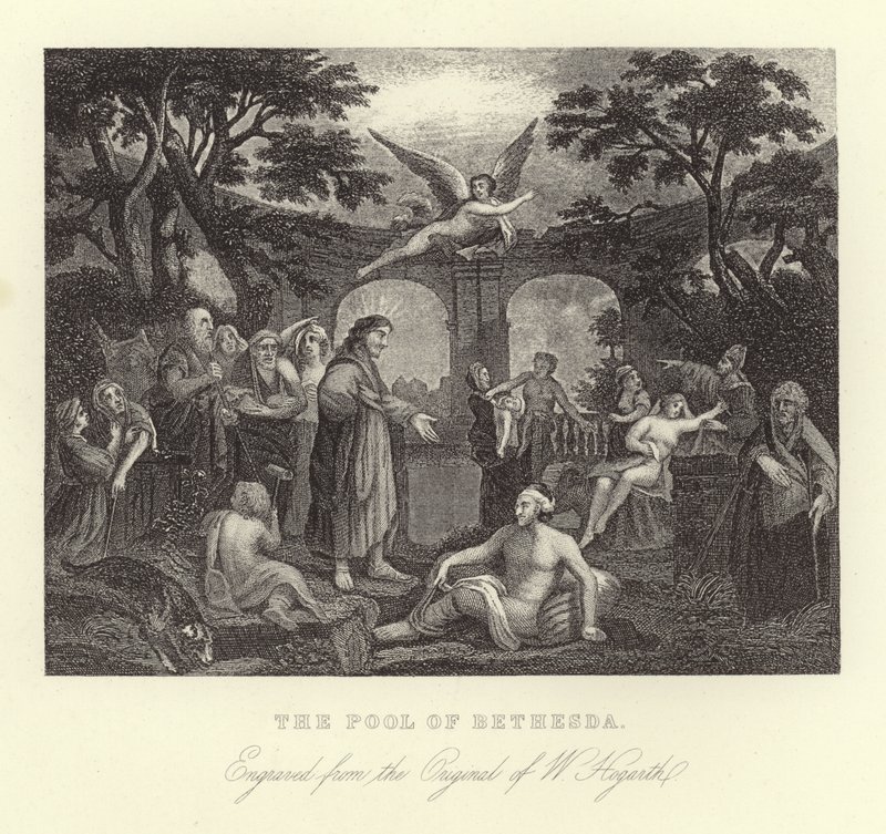 Der Teich von Bethesda von William Hogarth