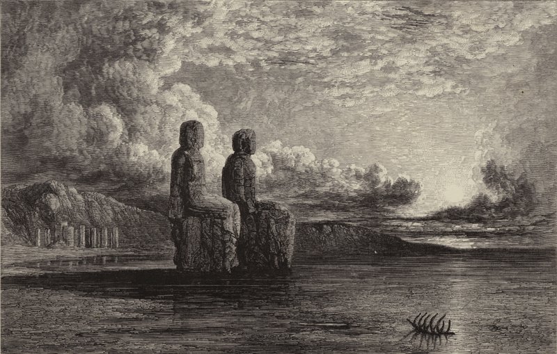 Der Memnon von William James (after) Muller