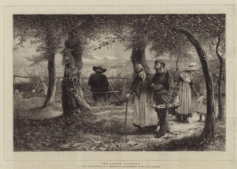 Das Votivopfer von William John Hennessy
