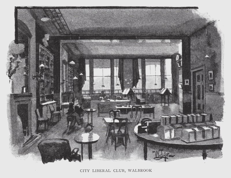 City Liberal Club, Walbrook von William Luker
