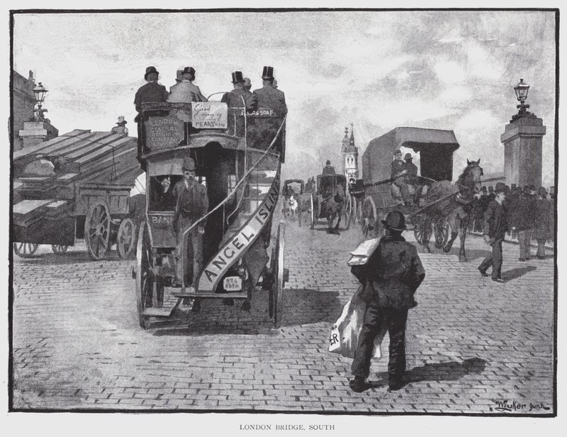 London Bridge, Süd von William Luker