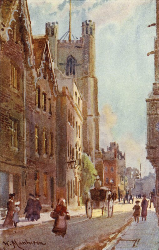 Great St Marys, von der Trinity Street von William Matthison