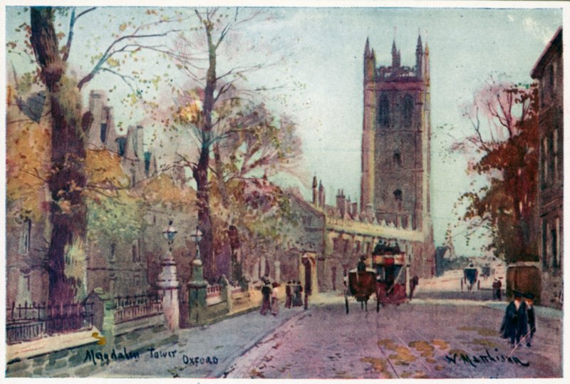 Magdalen College Tower von William Matthison
