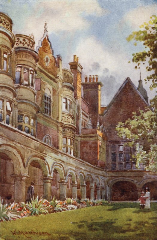 Der Kreuzganghof, Sidney Sussex College von William Matthison