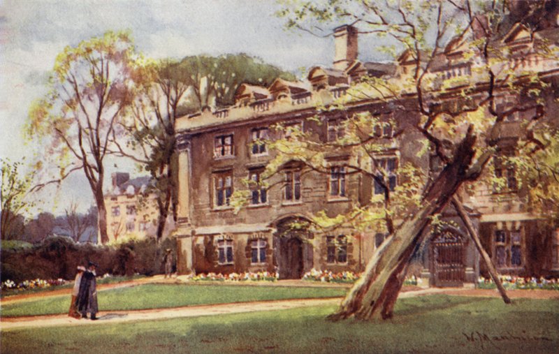 Das Fellows Gebäude im Christs College von William Matthison