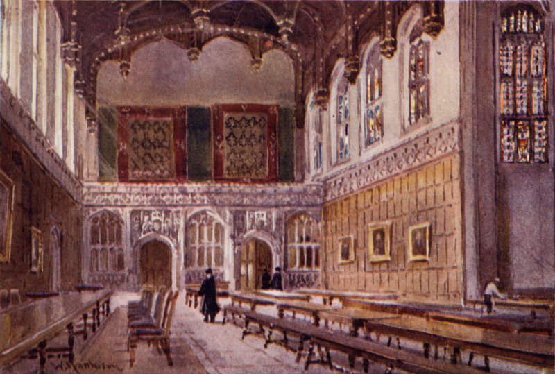 Die Halle des Kings College von William Matthison