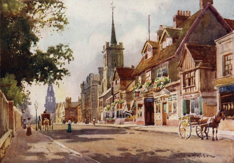 Das Alte Schloss Gasthaus von William Matthison