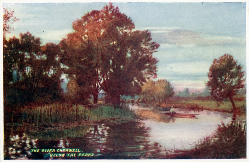 Der Fluss Cherwell, unterhalb der Parks von William Matthison