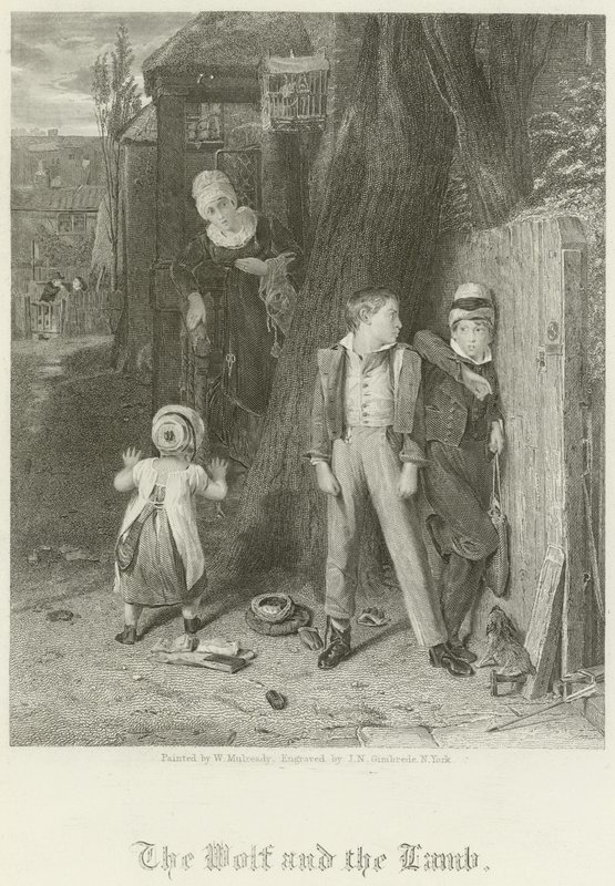 Der Wolf und das Lamm von William Mulready