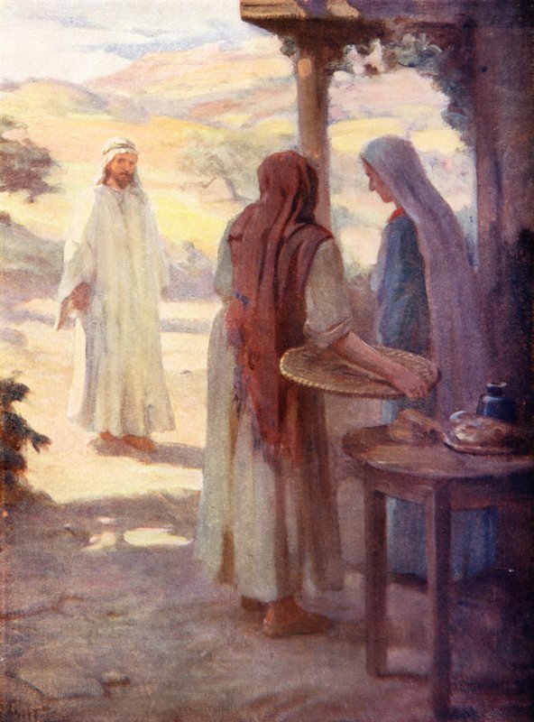Das Heim in Bethanien, Johannes xii von William Pratt