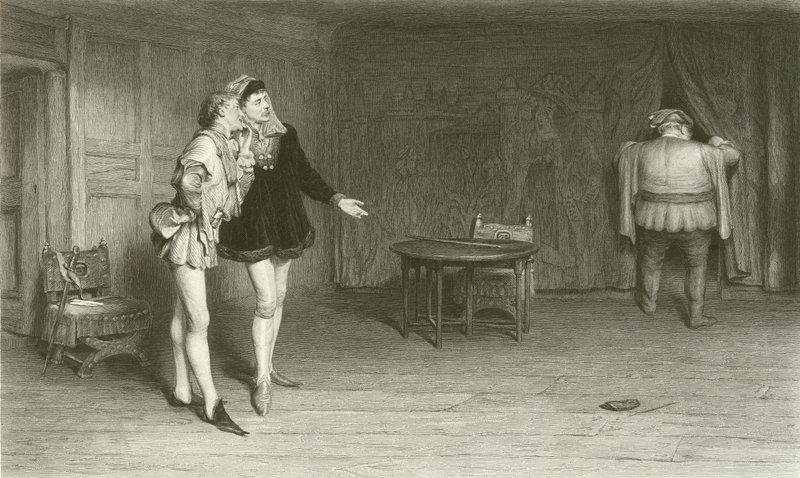 Prinz Heinrich Poins und Falstaff von William Quiller Orchardson