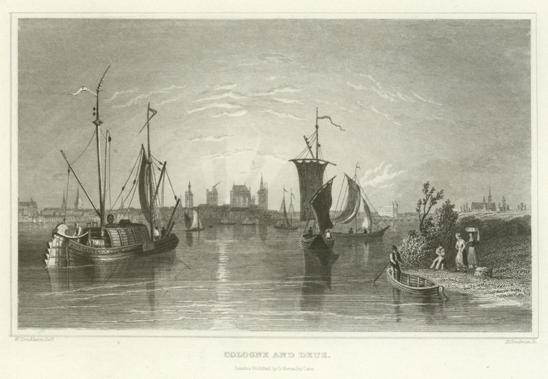 Köln und Deuz von William Tombleson