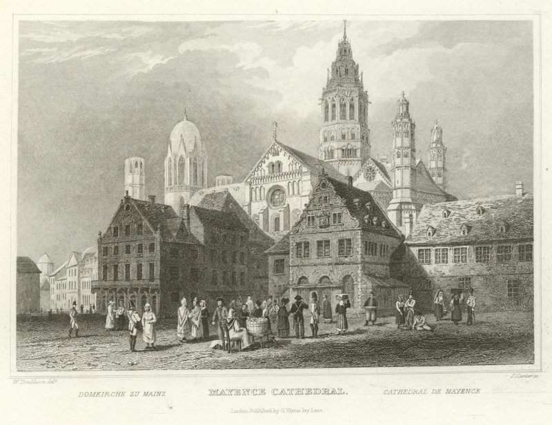 Mainzer Dom von William Tombleson